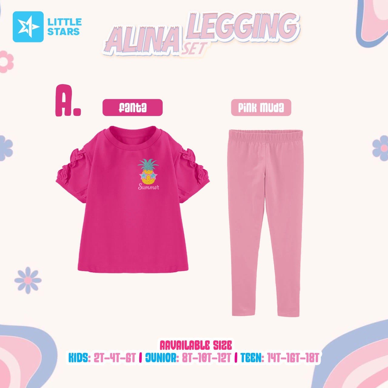 Alina Set Legging Little Stars - Gambar 3